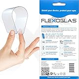 DIMENSIONI PRODOTTO : Flexoglas copre la superficie in piano dello schermo rendendolo compatibile con cover e custodie. La pellicola non viene sollevata al contatto. Una volta aderito non entra polvere sotto la protezione. Dimensione prodotto 146,88 x 67,38 mm