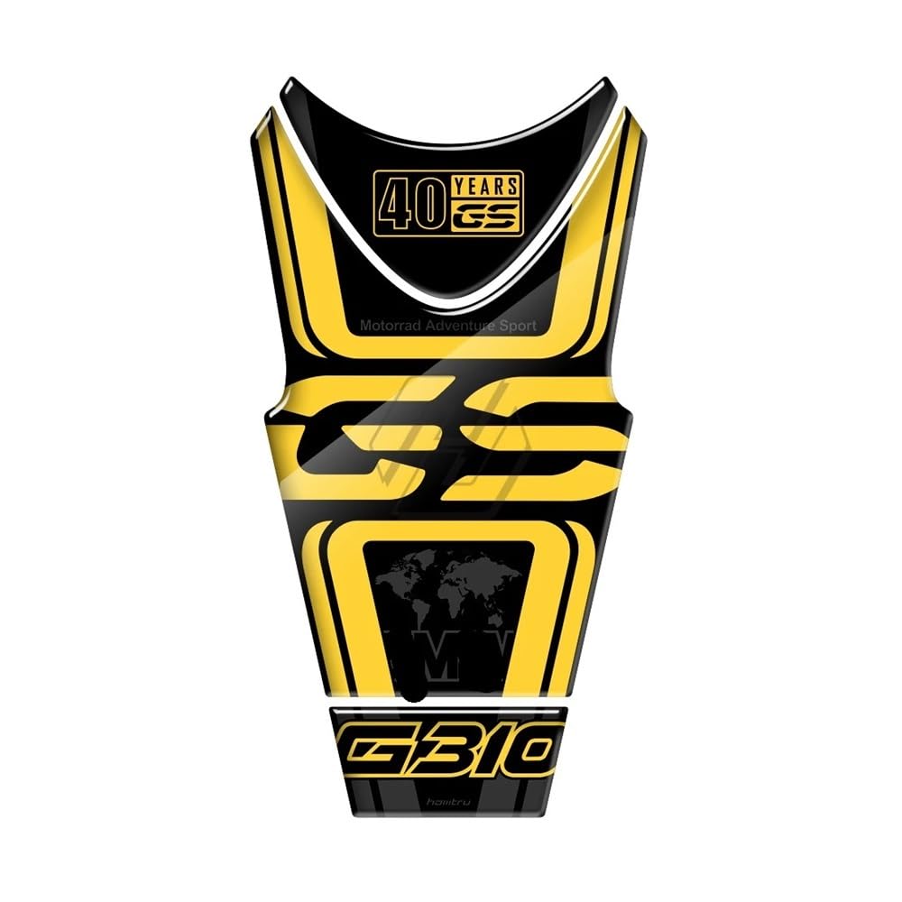 Motorcycle Gas Tank Pad Protector Case for Motorrad G310GS G310 GS 2018-2021 40 Year Gas Tank Sticker Rubber Motorbike Gas Traction Fuel Decal Tank
