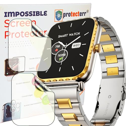 Image of 2 Pack| Fire-Boltt Jewel (1.85 inch) Smart Watch Screen Guard Protector - [Not A TEMPERED GLASS]