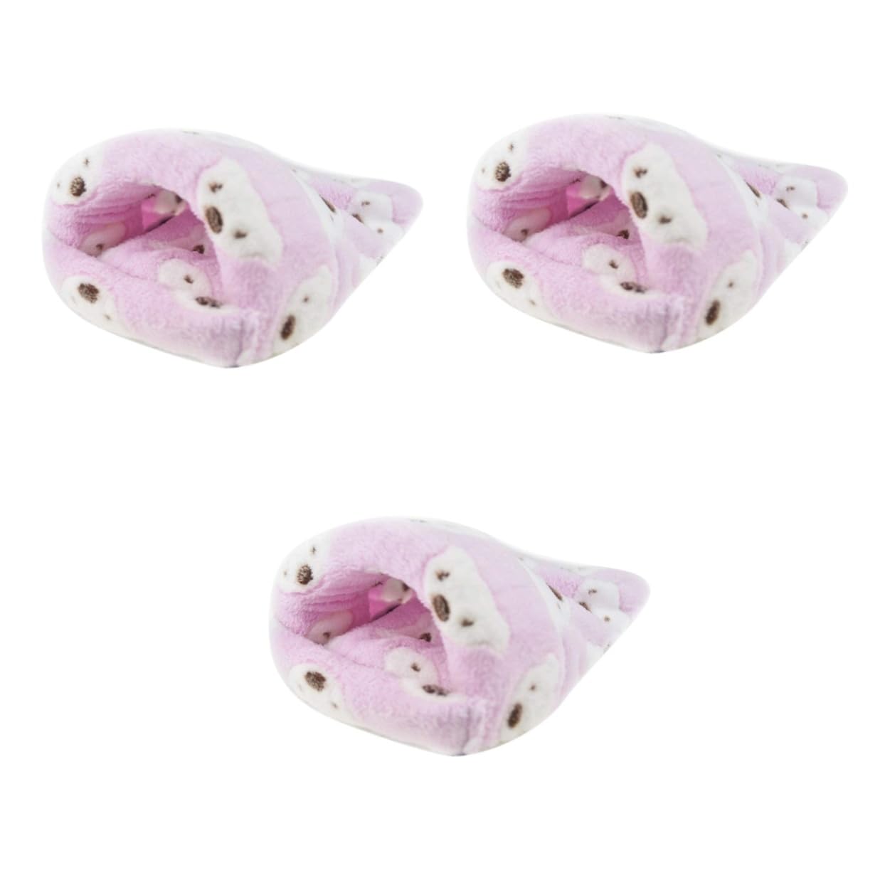Supvox 3stücke Kleintier Schlafsack Aus Fleece Kleines Hamsterhaus Für Winter Gemütliches Nest Für Meerschweinchen Chinchilla Igel Und Eichhörnchen