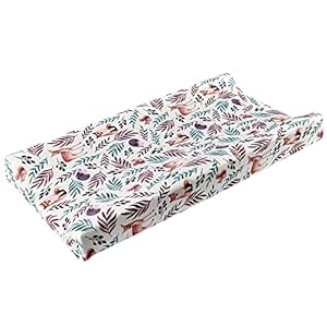 Stretchy Changing Pad Cover – Ultra Soft Diaper Changing Pad Table Sheets for Girls Boys Pure Cotton Safe and Snug…