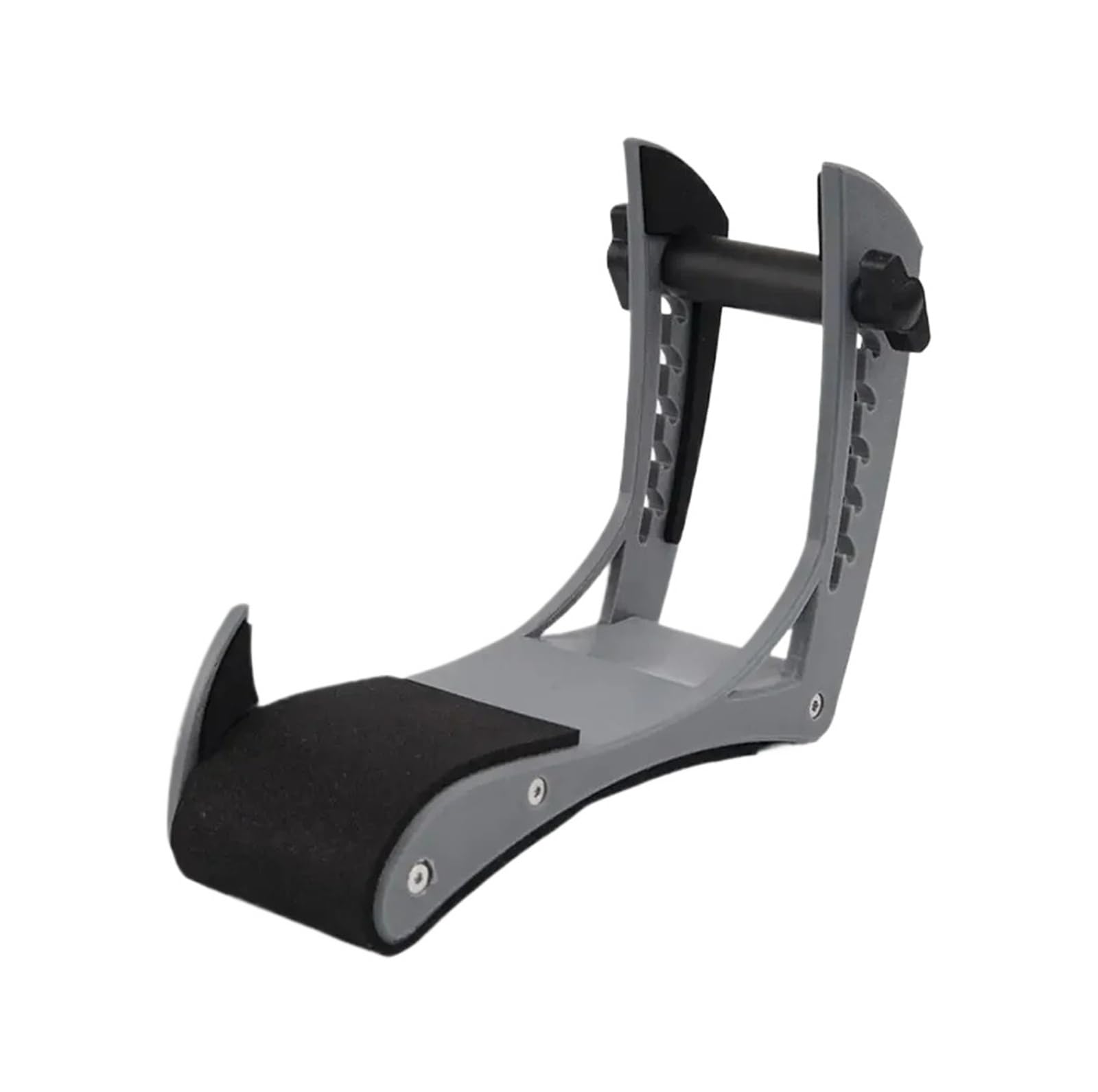 Repose-jambes de guitare en bois noir économique pour guitariste