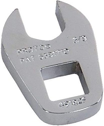 Stanley Proto J4924CF - Llave para pata de gallo de extremo abierto, 3/8 pulgadas, 3/4 pulgadas