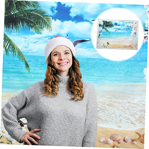 jojofuny 3 Pecas Fundo Cenário De Praia Tapeçaria De Cenário Natural Tapeçaria Engraçada Tapeçaria P