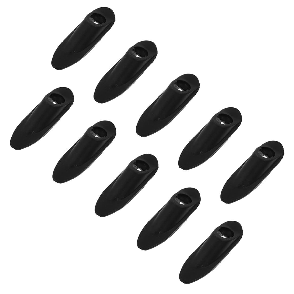 ifundom 20Pcs Bike Cable Holders Durable Wire Clamping Holders for Brake Line Style Tube Holders for Mountain Road Bicycles Black