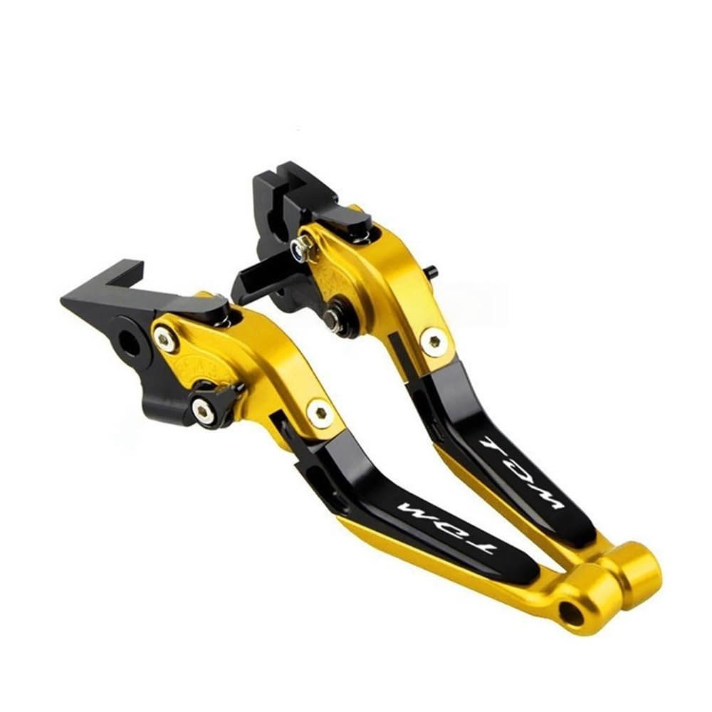 Nhgfdfs R Motorcycle Clutch Brake Leve Fo Ya&Maha Tdm 900 2004-2014 Motorcycle Accessories Cnc Adjustable Folding Extendable Brake Clutch Levers