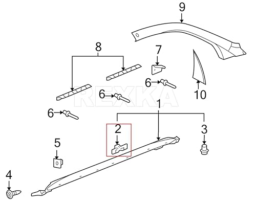 Miniatura 5 de Rexka 25 clips de moldeo de panel basculante de nailon amarillo compatible con GM 5480852 Chevrolet Equinox Pontiac Torrent