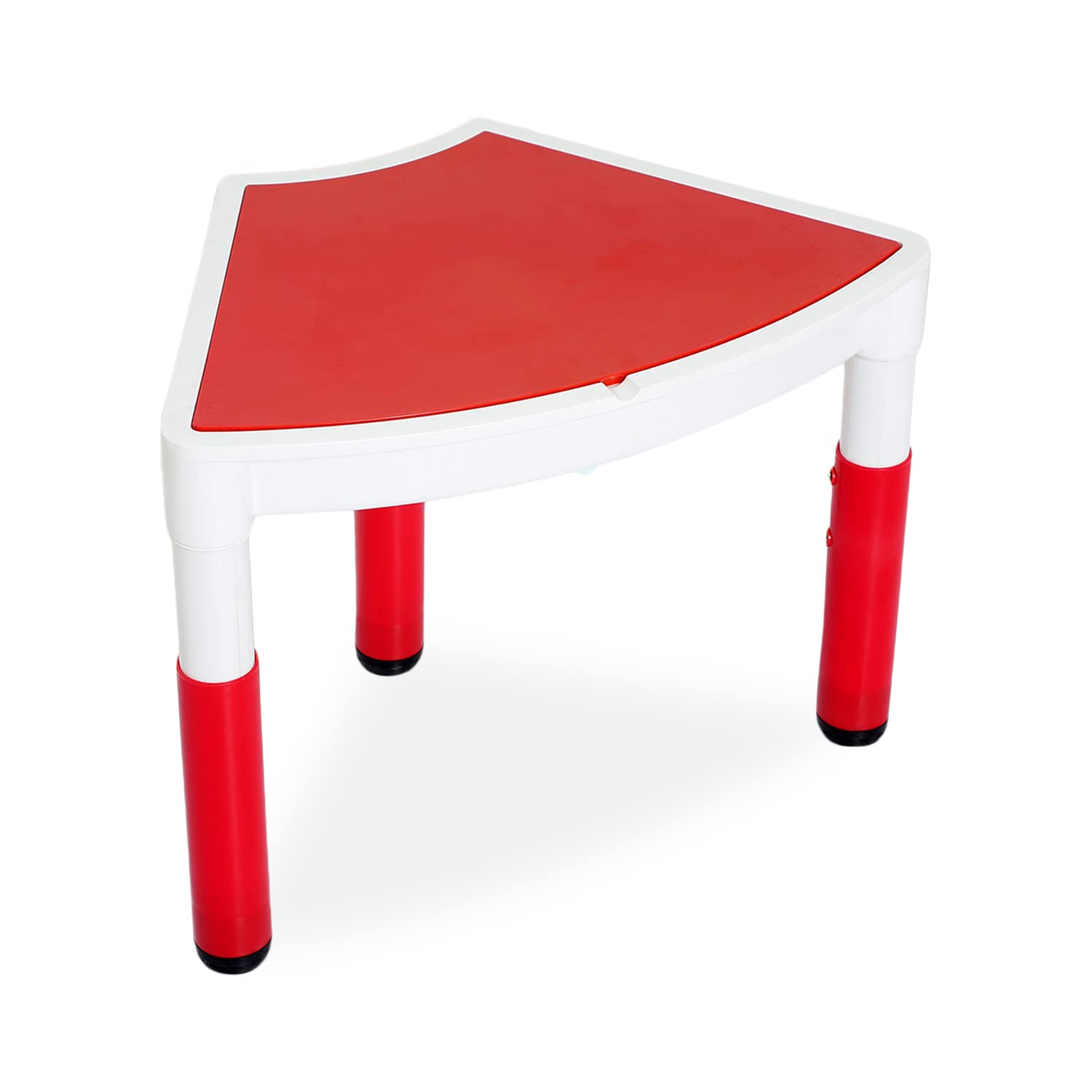 eHomeKart Kids Plastic Trapezium Shape Block Table with Dual Purpose (Multicolour)-picture-13
