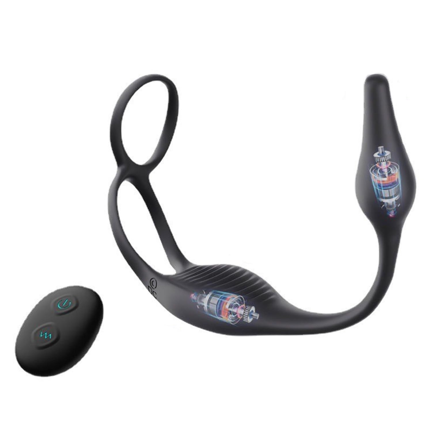 Generico Anello Del Pene Giocattolo Del Sesso, Stimolazione Della Prostata, Anello Del Pene Plug Anale Vibratore Giocattoli Del Sesso Erotici Vibratori Anali Con 7 Modalità Di Vibrazione