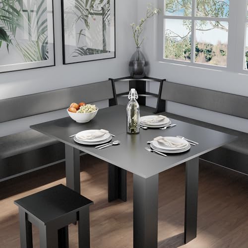 Vicco Panca Ad Angolo Roman, Nero, 43.5 X 43.5 Cm - 5