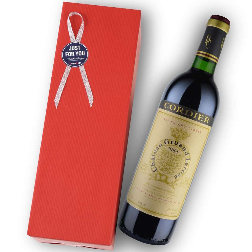 【セラー保管】 シャトー・グリュオ・ラローズ 1984 ベストワイン Amazon.co.jp: 誕生日 生まれ年 プレゼント 1984年 シャトー・グリュオ