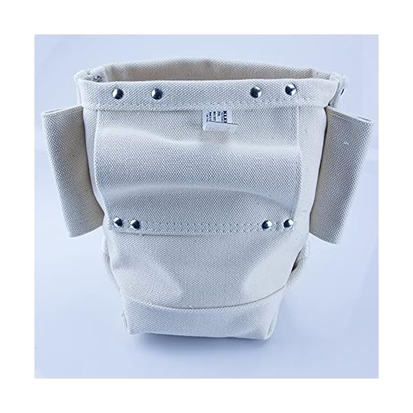 Canvas Bolt Bag Kleine Tasche zur Bolzenaufbewahrung mit Bull Pin Schlaufen, Gürteltunnelschlaufe Verbindung, Klein… – Bild 9