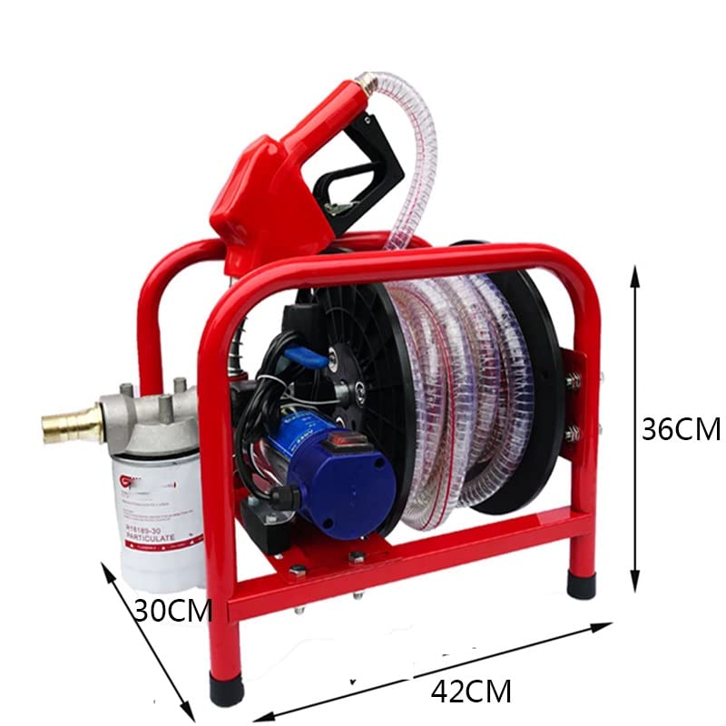 Diesel Electric Fuel Dispenser 12V/24V Fuel Pump Pumping Unit Self-Priming 380w Fuel Self-Sealing Gun Fuel Dispenser,DIY Tools(24)