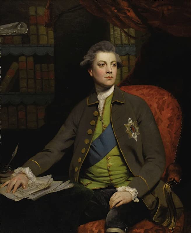 Art Tableau Portrait d'Henry Howard Joshua Reynolds - Impression sur toile 60x90cm