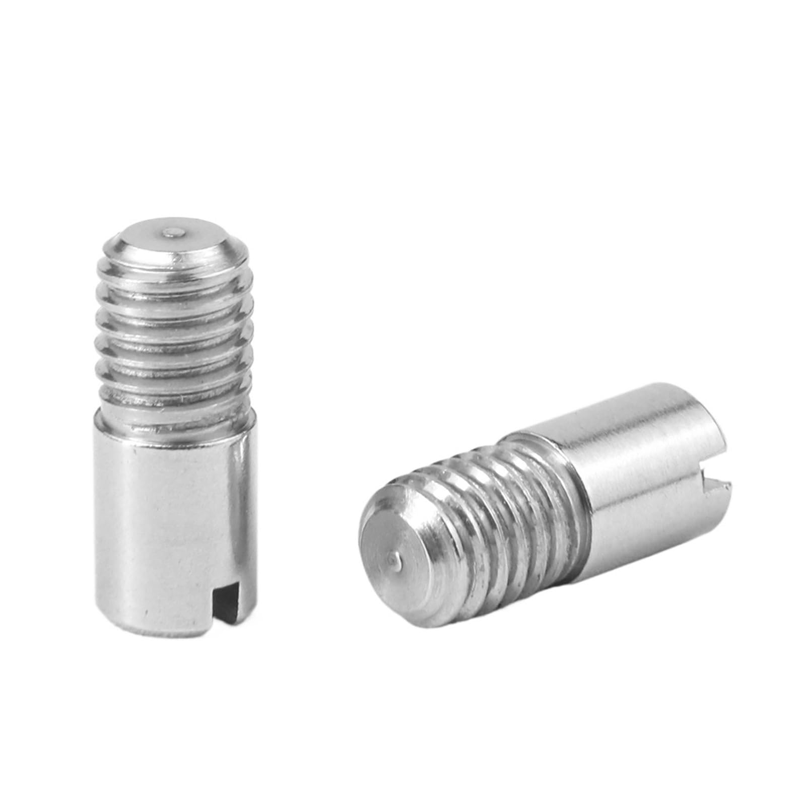 Dyyeuavt M6x30mm 5Pcs Slotted Cylindrical Pin With External Thread 304 Stainless Steel M2 .5 M3 M4 M5 M6 M8 N10 Locating Dowel Paraller Pins(M6x30mm 5Pcs)