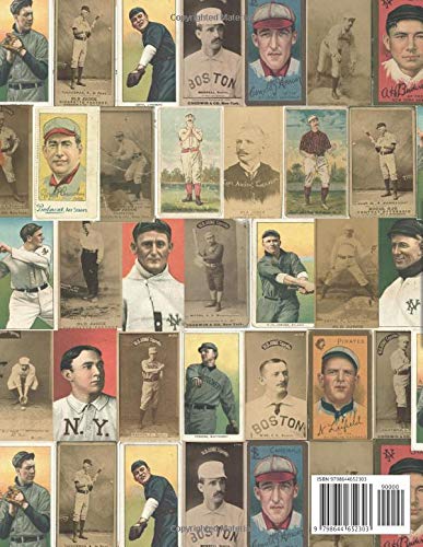 Baseball Card Collector Log Book: Sport trading card collection journal | Inventory tracking and record keeping logbook to sort collectable sporting cards | Old 1800's - early 1900's card cover