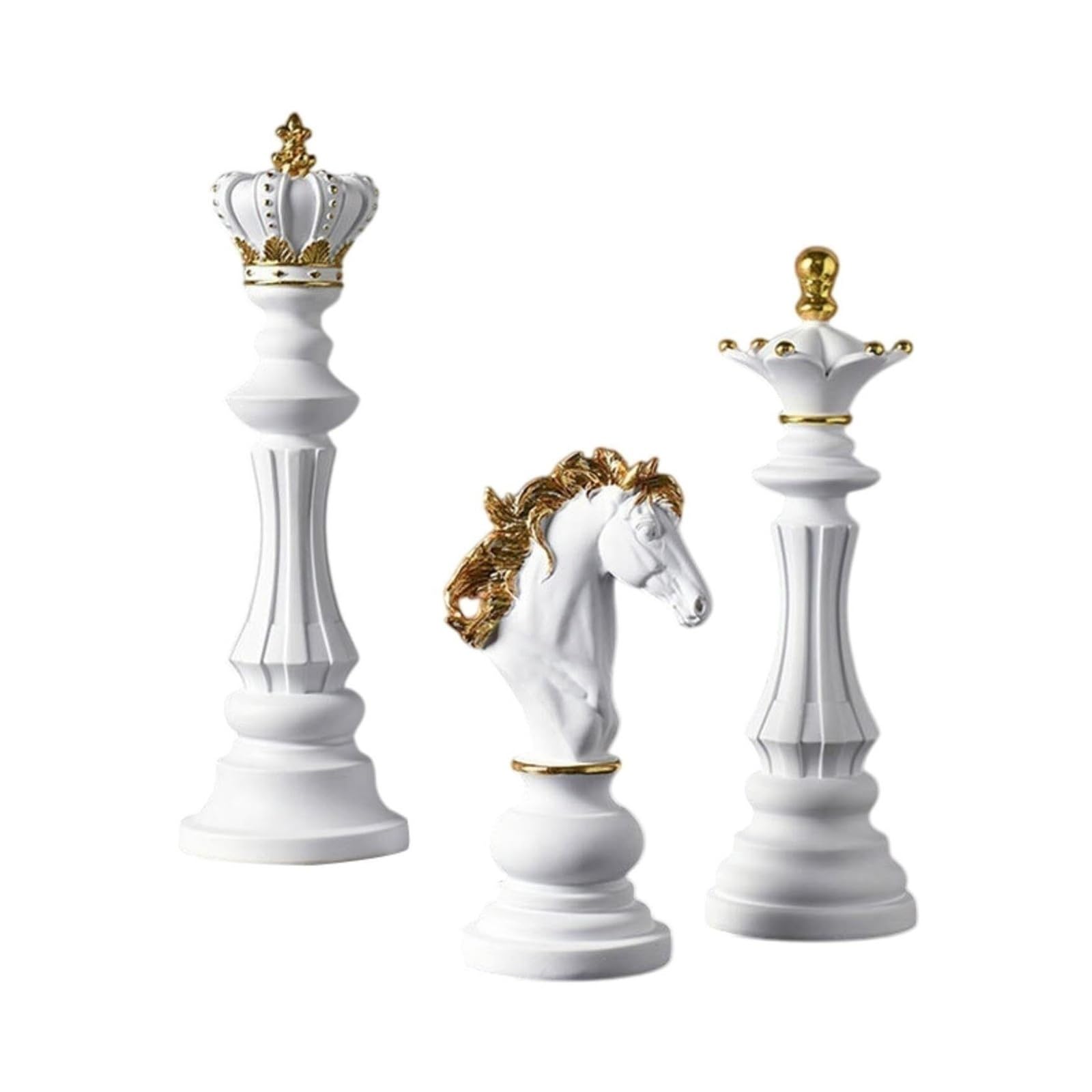 Figurines d'échecs salon et accessoires décoratifs pour table basse moderne