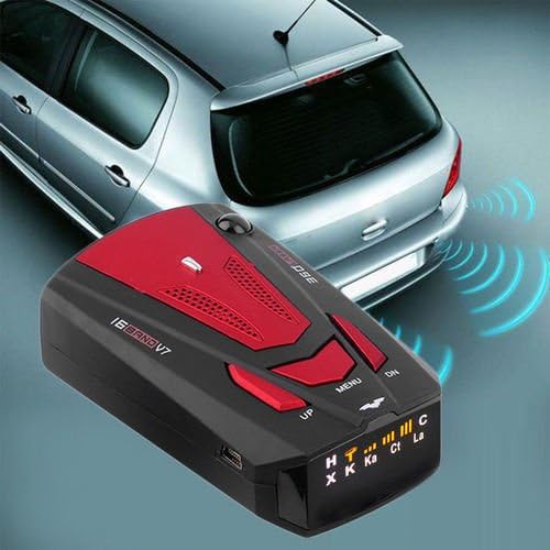 Speed Camera Detector - 360 Degree Car Speed Radar 16 GPS Police Safe Detector Voice Alert Laser UK