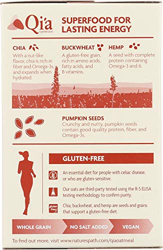 Nature'S Path Organic Qia? Superfood Chia-Buckwheat & Hemp Cereal Cinnamon Pumpkin Seed -- 6 Packages thumb #3