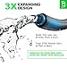 Nifty Grower Expandable Garden Hose 100FT - Hoses Expandable 100 FT Heavy Duty w/ Double Latex Core - 100 Foot Hose w/ Brass Fittings - Collapsible Hose 100FT - No-Kink Expanding Hose 100 FT