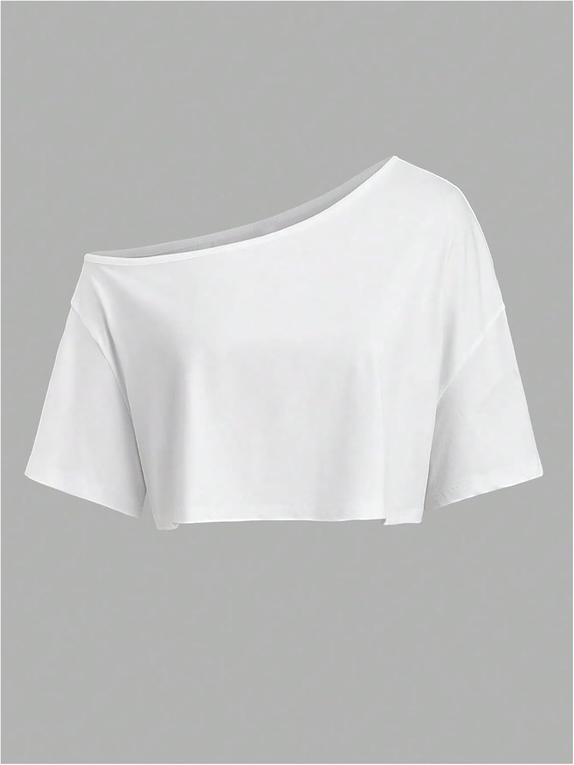 SOLY HUX Women's Off The Shoulder Short Sleeve T Shirts 3 Packs Crop Tees Summer Basic Tops - Image 2