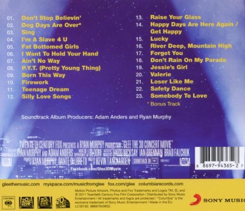 Glee The 3D Concert Movie (Motion Picture Soundtrack)