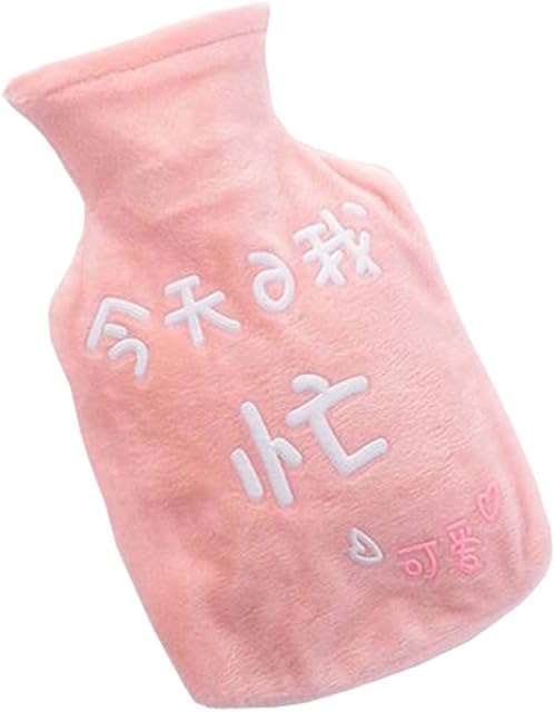 Lovely Small 500 ML Hot Water Bottle Soft Fleece Cover (Cover May Random)