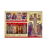 SHUCK24 Christliches Pilgerset aus dem Heiligen Land, Geschenkset mit den Bedeutendsten Symbolen des Christentums Souvenirset in Jerusalem!