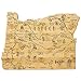 Totally Bamboo Oregon State Destination Bamboo Serving and Cutting Board