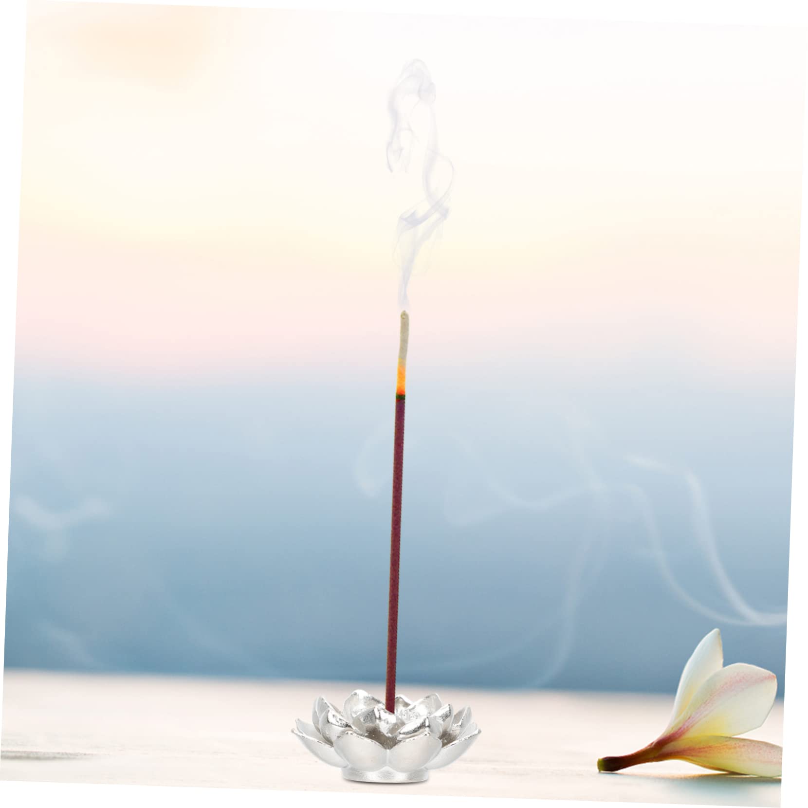 Amosfun 16stücke Lotusförmiger Räucherstäbchenhalter Kupfer Stilvolles Und Zubehör Für Zuhause Meditation Und Yoga Duftbrenner Für Entspannende