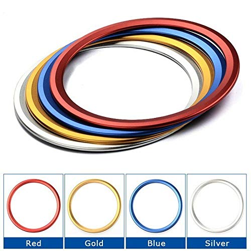 Baceyong compatibile con Jaguar XF 2015-2018, XE, F-Pace, F-Type Anello volante Emblema 3D