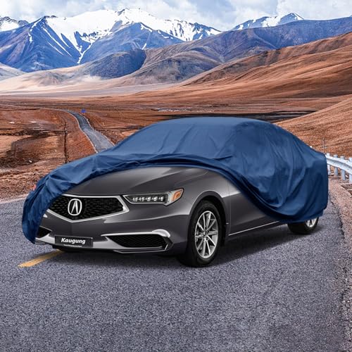 Image of Kaugung Heavy Duty Car Cover Custom Fit Acura TLX (2014-2025),Waterproof All Weather Resistant Outdoor Sun Rain Dust Snow Protection with Anti-Theft Lock.(USA Warehouse,Within 3-7 Days)