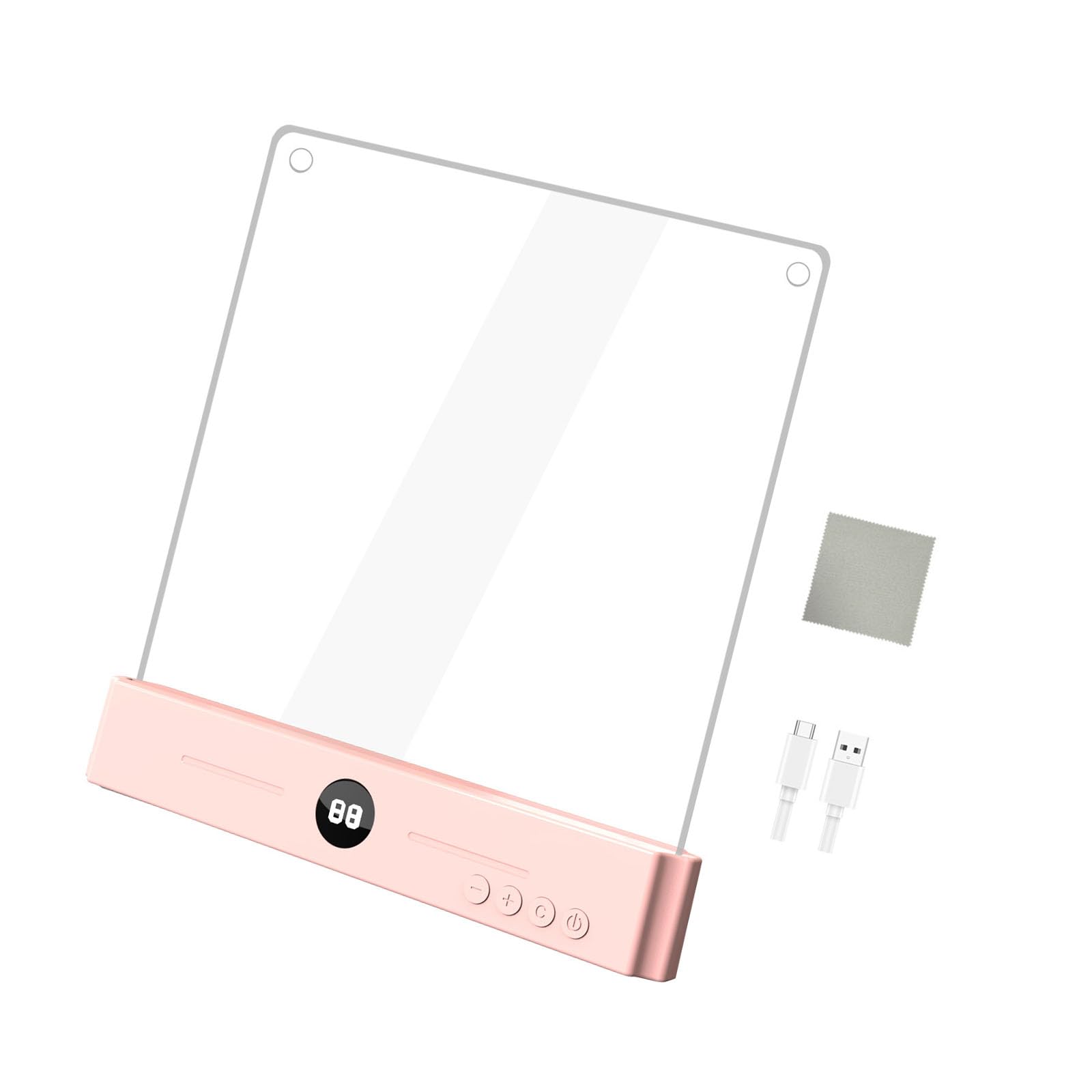 Jazuaiao A Multifunctional Crylic Reading Light Providing Mild Encircling Nd Customizable Brightness Levels Flicker Reading Light