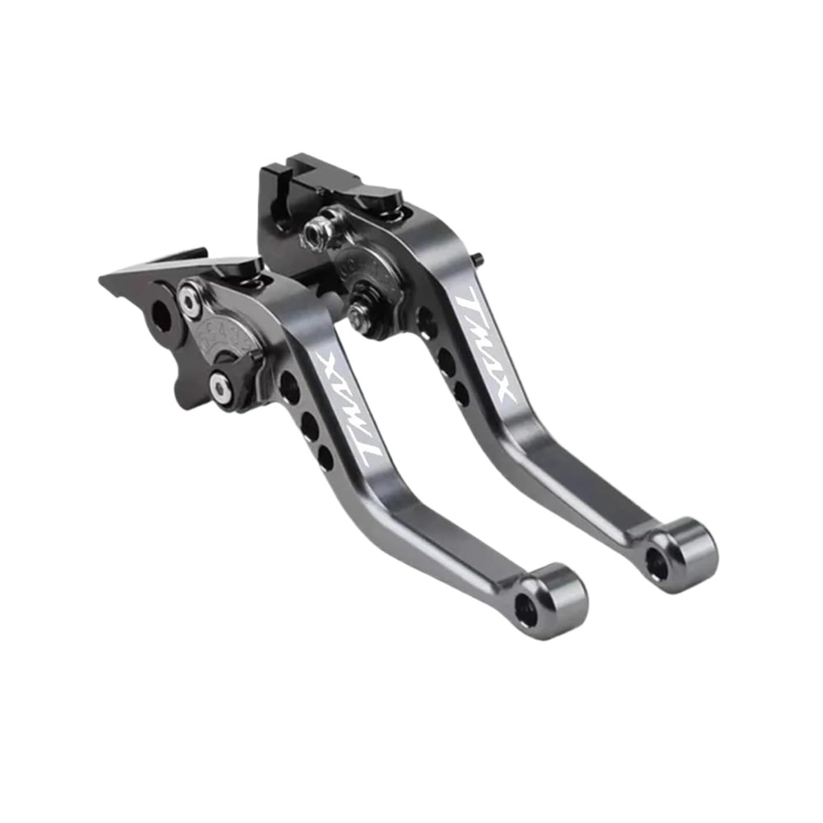 KKMNAIF Motorcycle Front Brake Lever for Ya&ma&ha for TMAX 500 560 DX SX T-MAX 530 Tech Max Motorcycle Clutch Brake Lever Adjustable Handle 6-Speed Adjustment(Gray)