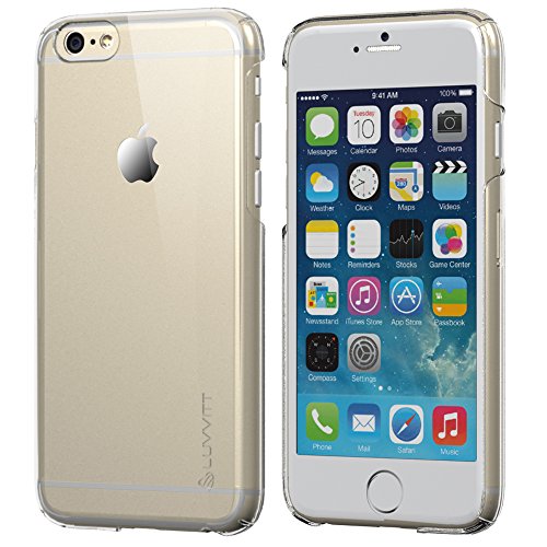 LUVVITT [Cristal] Hard Shell Anti-Scratch Transparent Clear Back Case designed for iPhone 6 Plus with 5.5 inch Screen - Crystal Clear