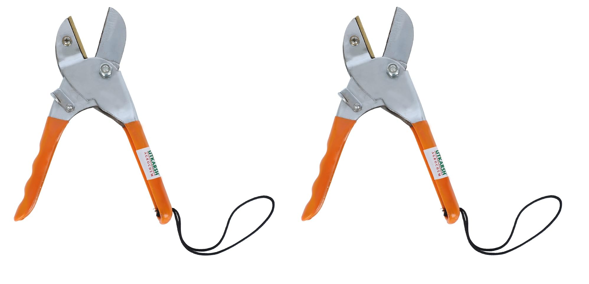 Utkarsh Steel Metallic Garden Anvil Roll Cut Secateurs | Roll Cut Pruners/Shears, Plant Cutting Scissors for Garden | Plant Branch Cutters/Trimmer for Home Gardening Tools Kit | Set of 2 Tools (B0CPM2VGKN) Amazon Price History, Amazon Price Tracker