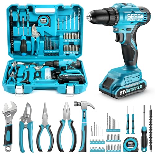 Seesii 21V 190Pcs Tool Combo Set