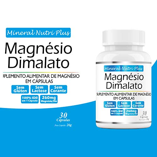 Magnésio Dimalato Quelato Mineral Nutri Plus - O Mais Puro