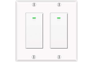 Double Smart WiFi Light Switches - Control Your Home Lighting with Ease