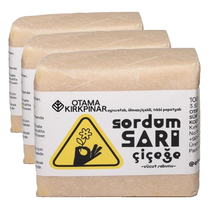 Otama Kırkpınar Sordum Sarı Çiçeğe Vücut Sabunu (3 paketi)