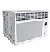 GE Window Air Conditioner Unit, 6,000 BTU for Small Rooms up to 250 sq ft. with Adjustable Fan and Cooling Settings, Perfect for Small Bedroom or Living Room, Easy Install Kit Included, White