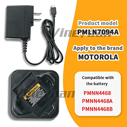 Pmnn4468B Pmnn4468A Pmnn4468 Li-Ion Battery Charger Base For Motorola Sl300 Sl1M Sl2K Two Way Radios Charging Station #TOP1