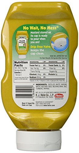 Image of Heinz Easy Squeeze Mustard, 17.5 oz