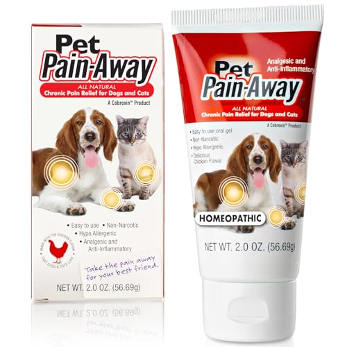 Pet Pain Away All Natural Dog Arthritis Pain Relief, Cat Pain Relief, Dog Pain Relief Anti Inflammatory, Dog Joint Pain Relief, Homeopathic Pain Reliever for Large and Small Dogs and Cats (2 oz)