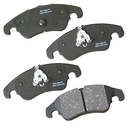 Image of Bendix Premium SBC1322 Ceramic Front Brake Pads for Audi A4 allroad 2015-2013, A5 2009-2008, A5 2016-2015, A6 2015-2012, A6 Quattro 2015-2013, A7 Quattro 2015-2014, Q5 2016-2009