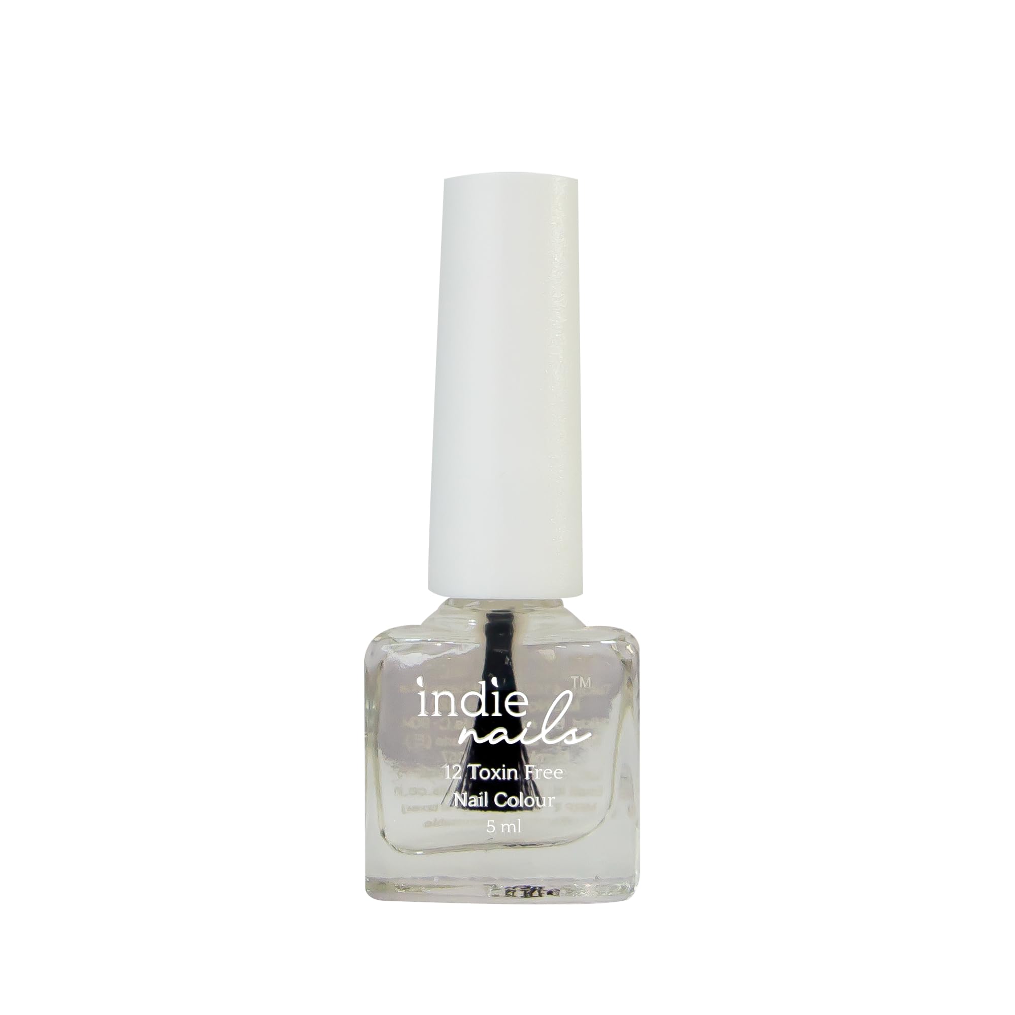 Indie Nails Nail Polish Gloss Top Coat - Transparent Shade | Long-Lasting, High-Shine Finish | Chip-Resistant & Quick-Drying Formula | Vegan & 12-Free Nail Paint | Professional-Quality Manicure 5ml-image-28