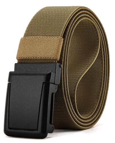 Image of CHAOREN Tactical Belt Men - 1.5 inch Stretch Work Belt with Zinc Alloy Buckle