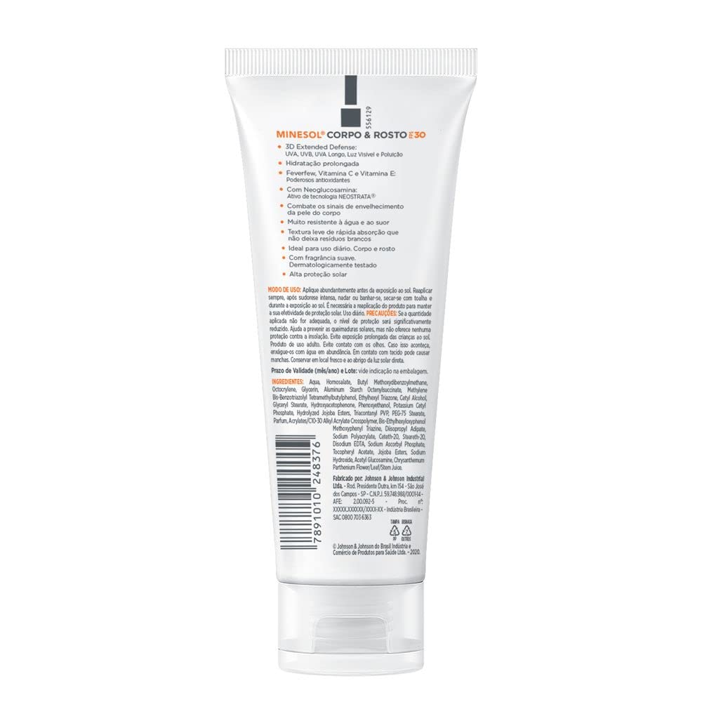 Minesol Corpo & Rosto Protetor Solar Fluido Hidratante, Neostrata em promoção! Veja a oferta e mais achadinhos de Corpo 4 Hoje é o melhor dia para comprar Minesol Corpo & Rosto Protetor Solar Fluido Hidratante, Neostrata com aquele preço maroto! Promoção! Aproveite a oferta! 4
