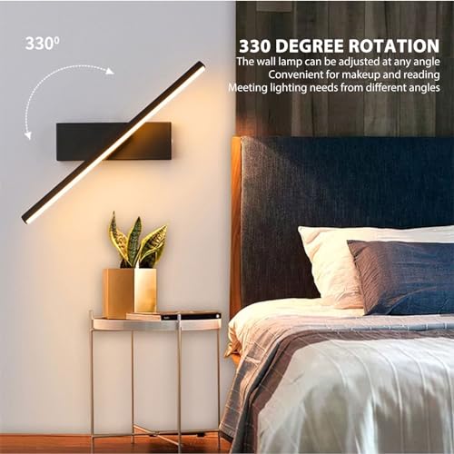 Lámpara de pared LED con luz blanca cálida y rotación 360° miniatura 4