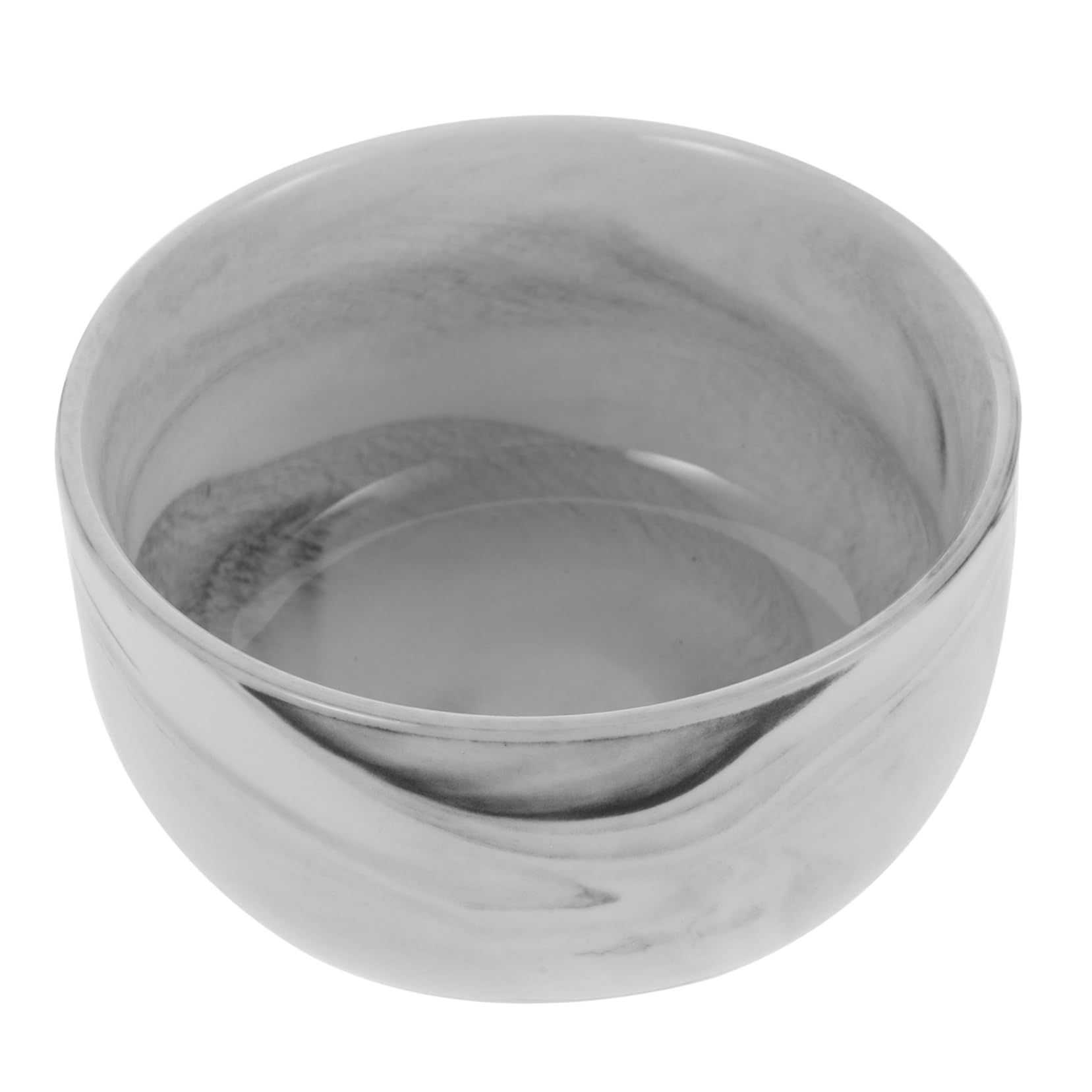Healeved 4piezas Tazón De Afeitar De Natural Cuenco Para Jabón De Afeitar Diseño De Mármol Para Hombres Portátil y Práctico